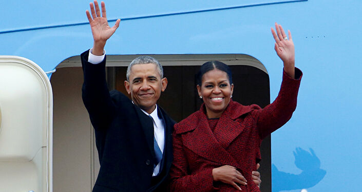 Eski ABD Başkanı Barack Obama-Eski First Lady Michelle Obama