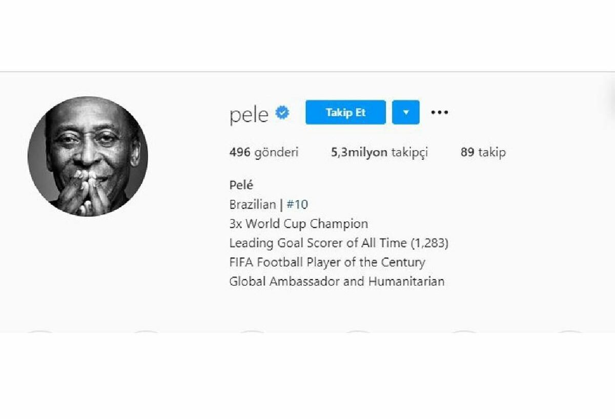 Pele'den 'en çok gol atan oyuncu' güncellemesi