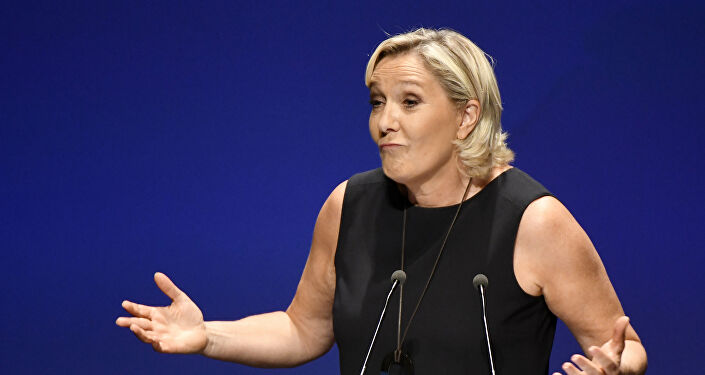 Aşırı sağcı Ulusal Birlik Partisi (RN) lideri Marine Le Pen