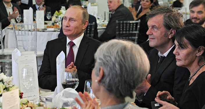 Rusya Devlet Başkanı Vladimir Putin- Sırp yönetmen Emir Kusturica