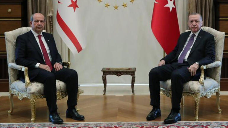 Cumhurbaşkanı Erdoğan, Ersin Tatarı ağırladı
