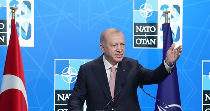 Belçika'daki NATO Devlet ve Hükümet Başkanları Zirvesi kapsamında Brüksel'de bulunan Türkiye Cumhurbaşkanı Recep Tayyip Erdoğan, basın toplantısı düzenleyerek konuşma yaptı.