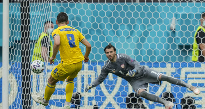 EURO 2020 C Grubu maçında Ukrayna, Kuzey Makedonya'yı 2-1'le geçti