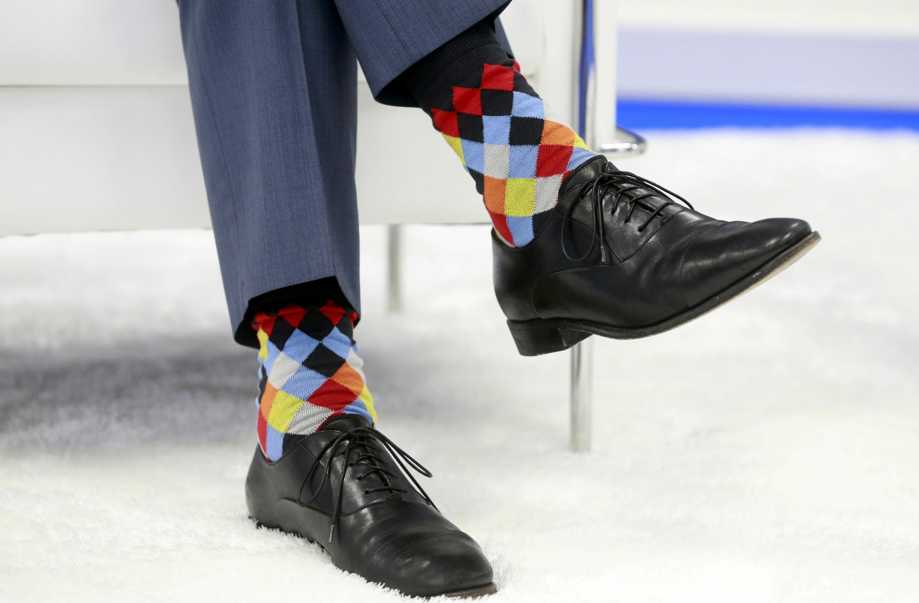 Kanada Başbakanı Justin Trudeau yine çorapları ile gündem olmayı başardı. Trudeau'nun çorapları daha öncede birçok kez haberlere konu olmuştu. 