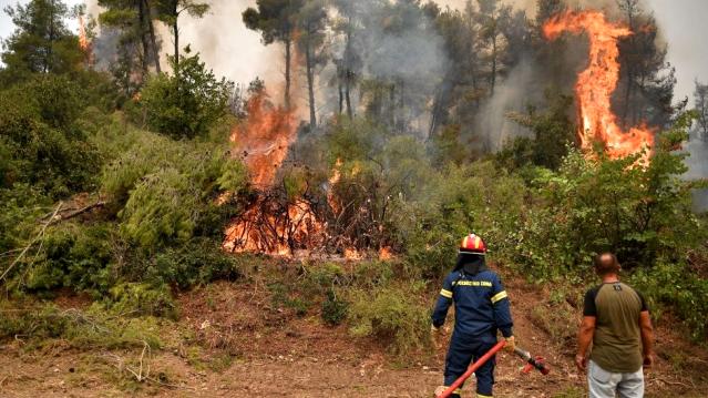 Yunanistan'da yangın söndürme çalışmalalarına ordu da katılacak