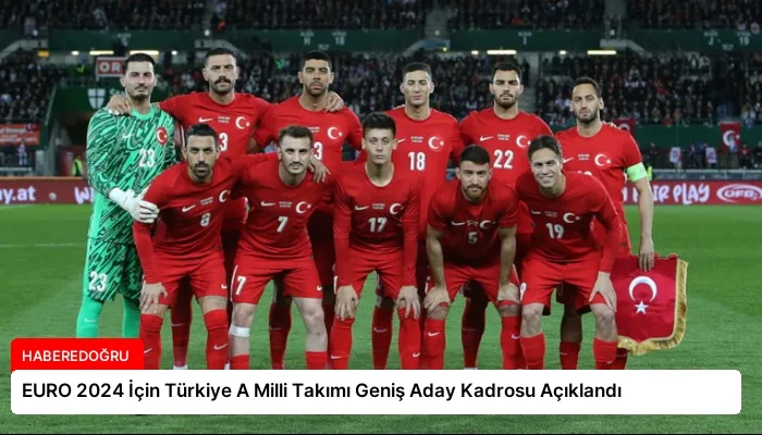 EURO 2024 İçin Türkiye A Milli Takımı Geniş Aday Kadrosu Açıklandı