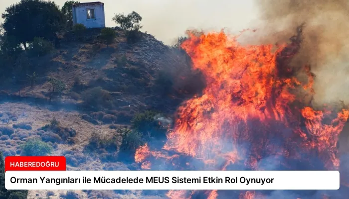 Orman Yangınları ile Mücadelede MEUS Sistemi Etkin Rol Oynuyor