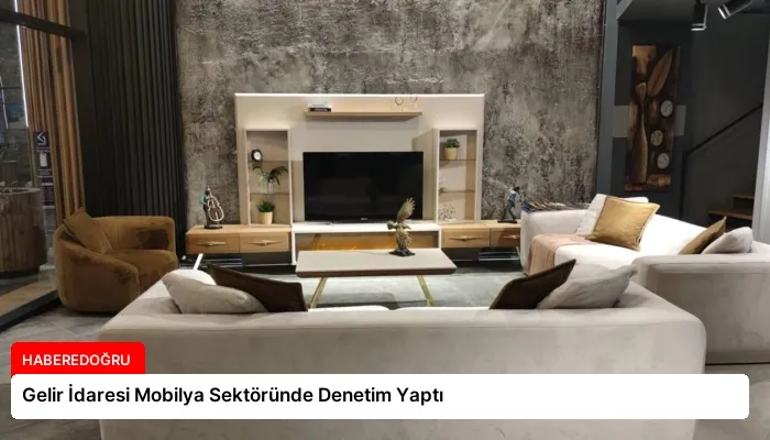 Gelir İdaresi Mobilya Sektöründe Denetim Yaptı