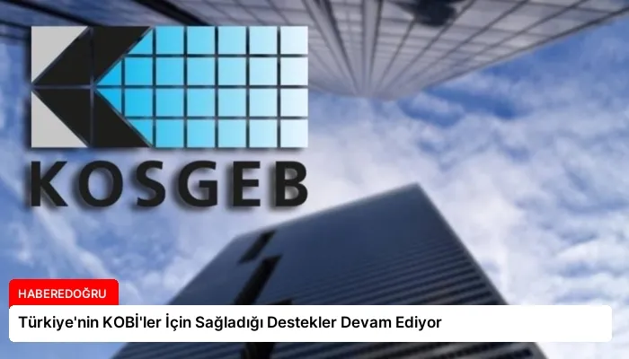 Türkiye’nin KOBİ’ler İçin Sağladığı Destekler Devam Ediyor