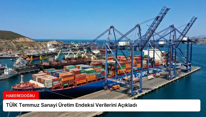 TÜİK Temmuz Sanayi Üretim Endeksi Verilerini Açıkladı