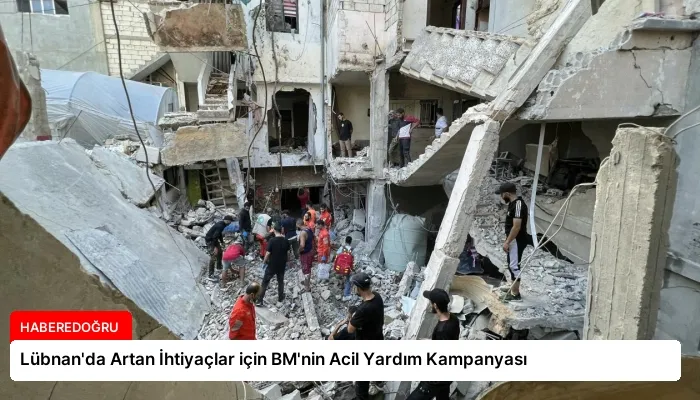 Lübnan’da Artan İhtiyaçlar için BM’nin Acil Yardım Kampanyası