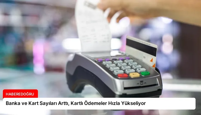 Banka ve Kart Sayıları Arttı, Kartlı Ödemeler Hızla Yükseliyor