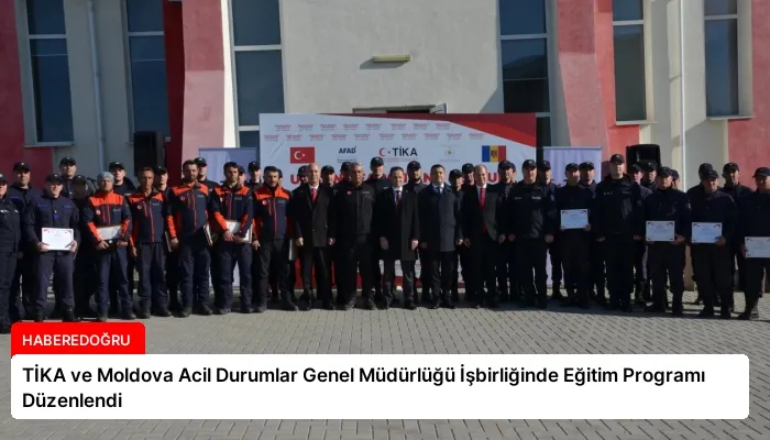 TİKA ve Moldova Acil Durumlar Genel Müdürlüğü İşbirliğinde Eğitim Programı Düzenlendi