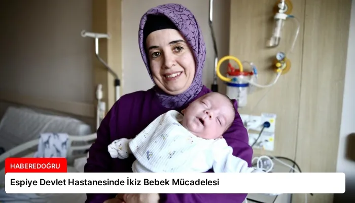 Espiye Devlet Hastanesinde İkiz Bebek Mücadelesi