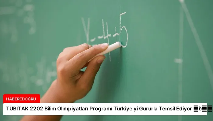 TÜBİTAK 2202 Bilim Olimpiyatları Programı Türkiye’yi Gururla Temsil Ediyor ⏬👇