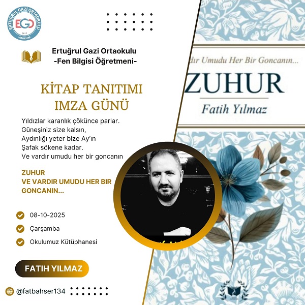 “Zuhur” Raflarda: Fatih Yılmaz’dan Samimiyet ve Umut Dolu Bir Şiir Yolculuğu
