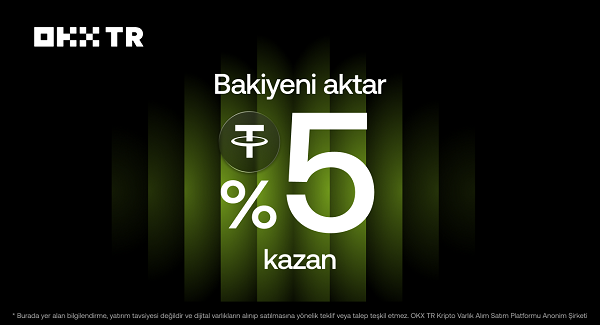 Türk lirası ve kripto yatıranlara toplam değerin %5’i hediye