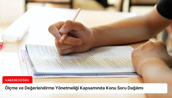Ölçme ve Değerlendirme Yönetmeliği Kapsamında Konu Soru Dağılımı