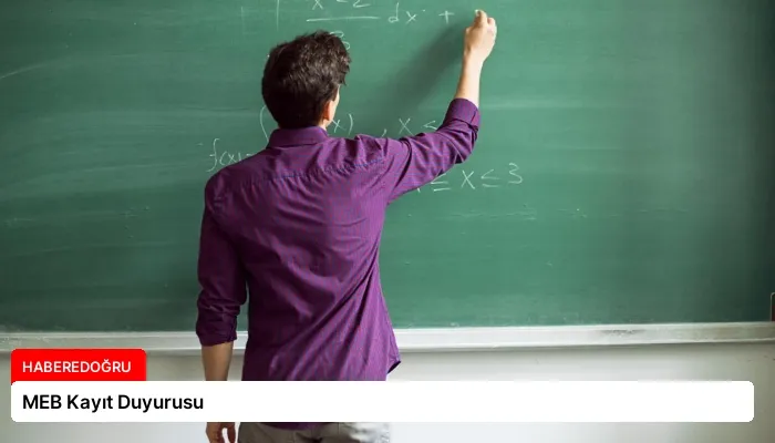 MEB Kayıt Duyurusu