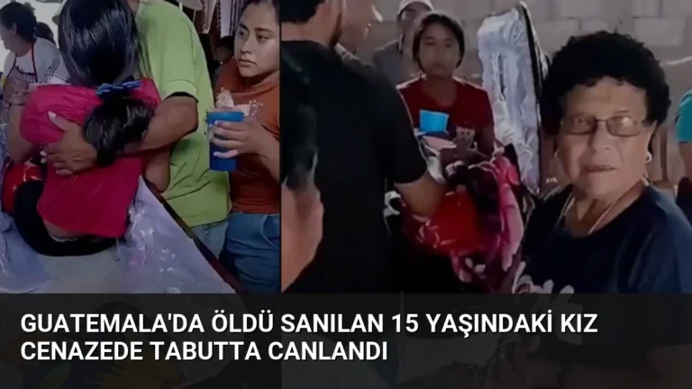 Guatemala’da Öldü Sanılan 15 Yaşındaki Kız Cenazede Tabutta Canlandı