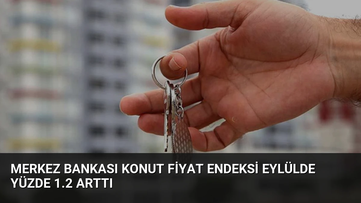 Merkez Bankası Konut Fiyat Endeksi Eylülde Yüzde 1.2 Arttı