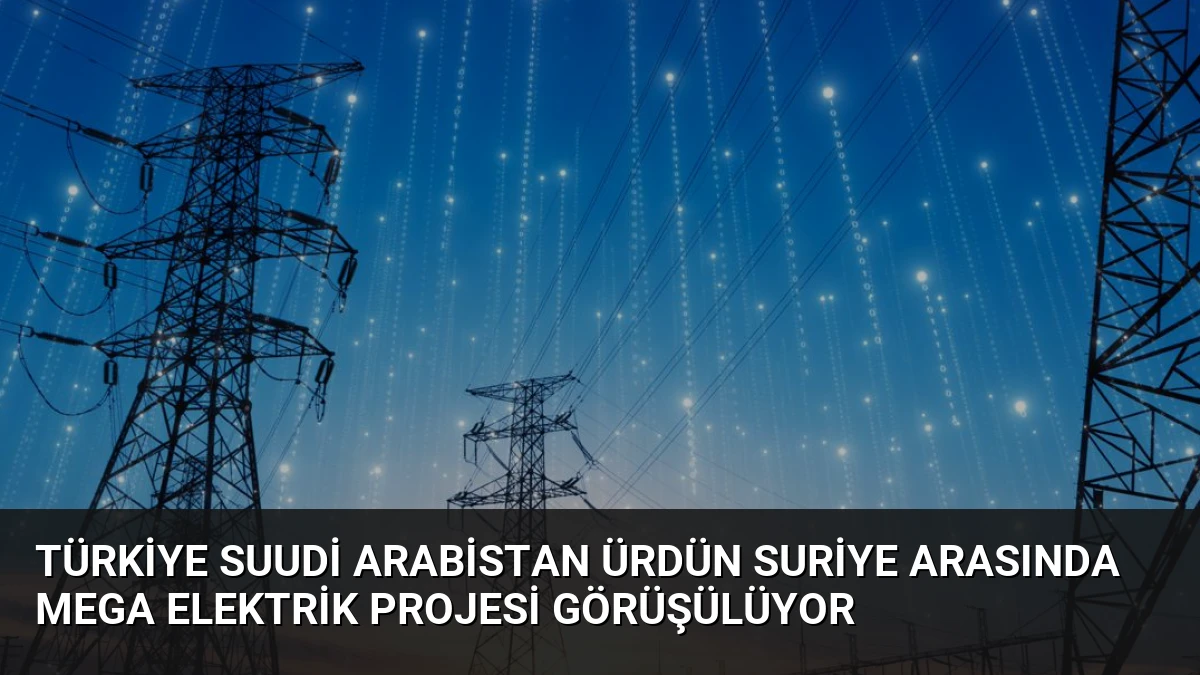 Türkiye Suudi Arabistan Ürdün Suriye Arasında Mega Elektrik Projesi Görüşülüyor
